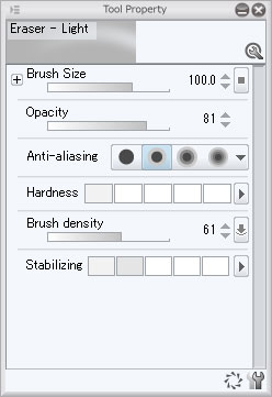 clip studio how to change brush size