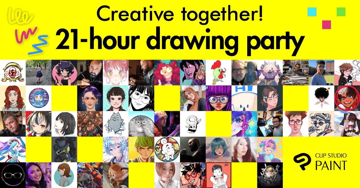 Announcing the Artists of the Creative Together! Connected Ink 21hour