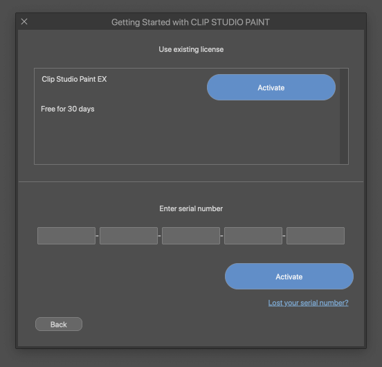 instal the new Clip Studio Paint EX 2.0.6