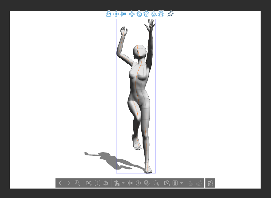 young woman t pose 3D Model in Anatomy 3DExport