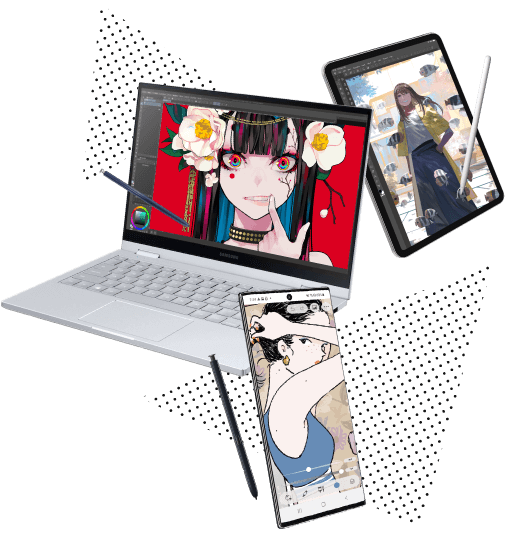 今からはじめる スマホ Ipadでデジタルイラスト Clip Studio Paint クリップスタジオペイント