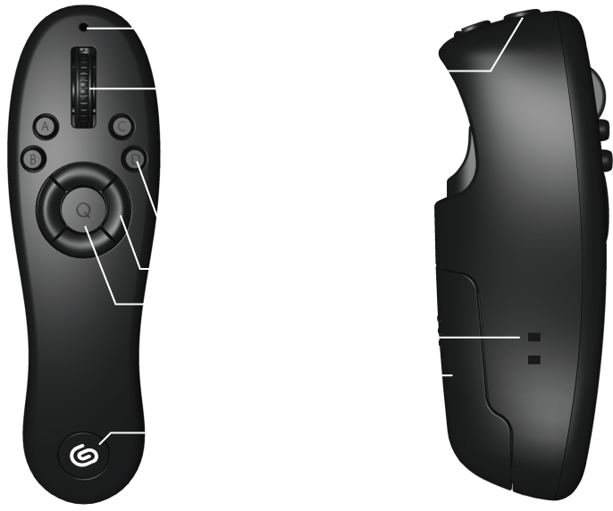 CLIP STUDIO TABMATE 설정: +버튼, -버튼, 위, 누르기, 아래, 왼쪽, 오른쪽, A/B/C/D버튼, Q버튼, 트리거 버튼, CLIP STUDIO 버튼, 전지팩, AA 전지 x 1 사용 