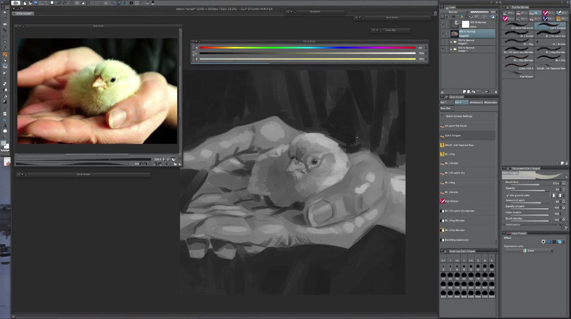 Sculpting Forms, Using Value, and Brush Introductions