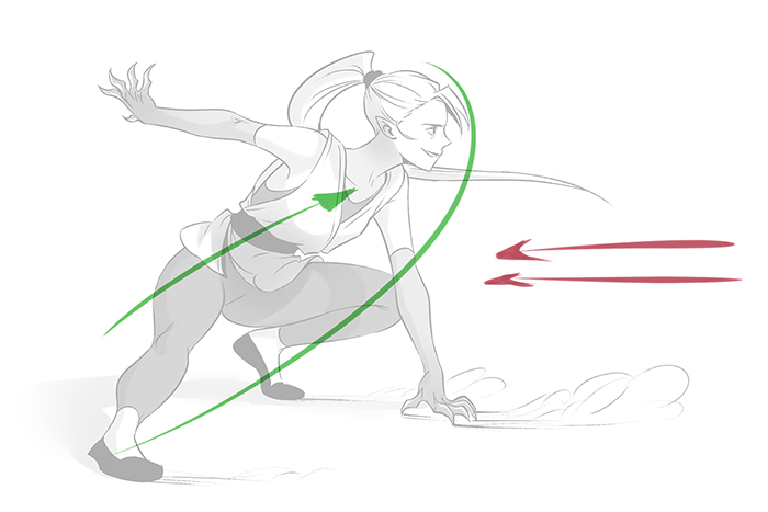 Dynamic Action Pose Reference for Character Design