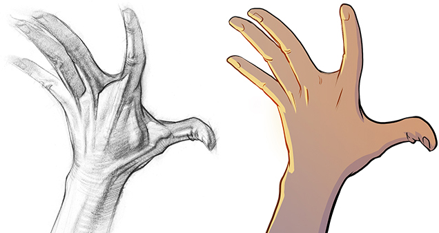1st on(vertical) is from hand studies this morning. the 2nd(horizontal) is  from my imagination this afternoon. feedback? : r/learnart