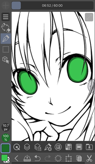 Creating an anime eye step-by-step using CLIP STUDIO PAINT by