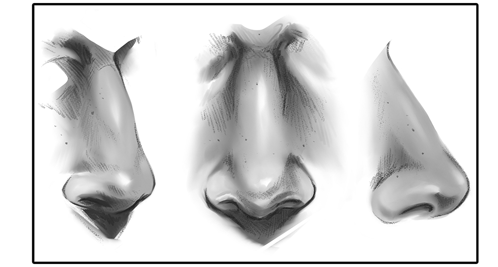 Nose Manga Mouth Drawing Sketch, nose, comics, angle, white png | PNGWing