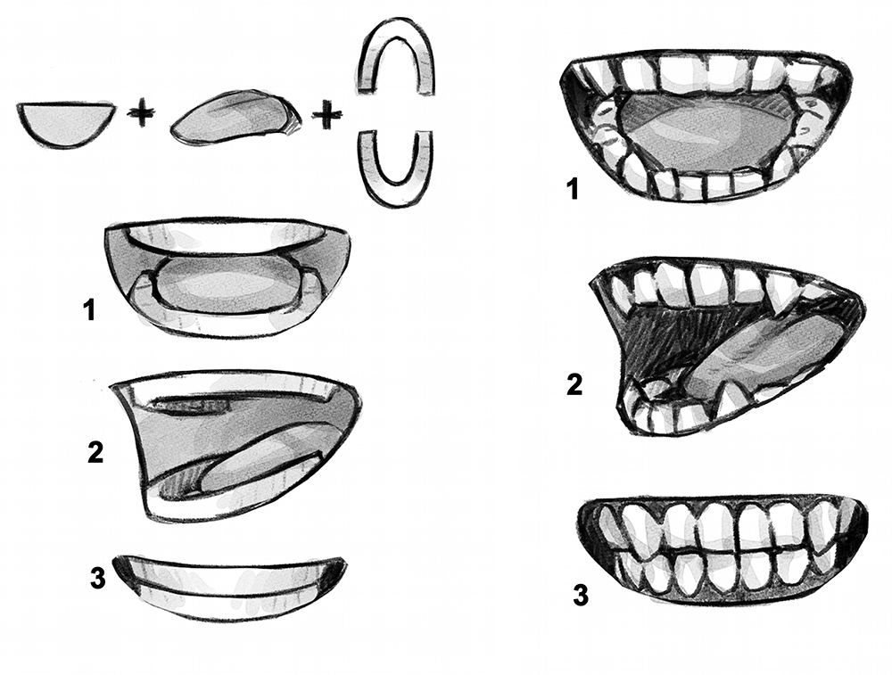 Drawing Art Tooth mouths love face png  PNGEgg