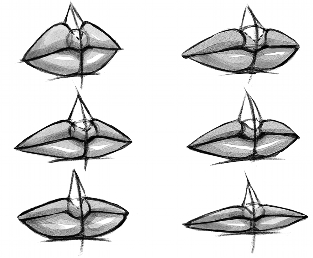 Lip Drawing PNG Clipart  PNG Mart