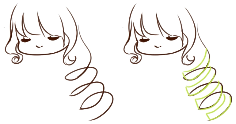 anime hair drawing tips
