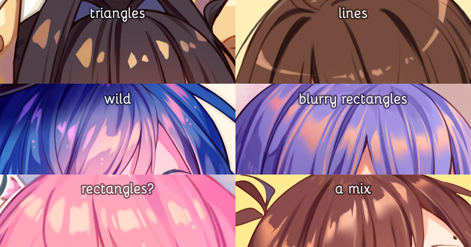 The Anime Hair Colour Grid 100 Characters with Multicoloured Hair  ranime