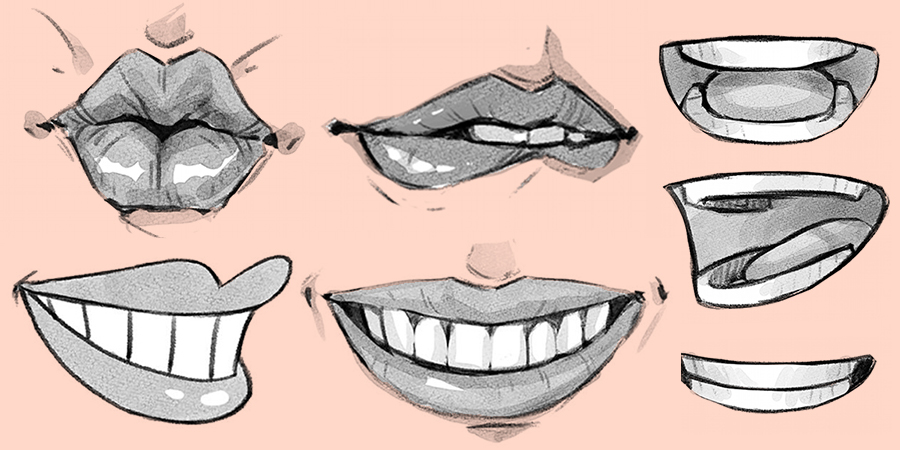 Anime Mouth Vector Art Icons and Graphics for Free Download