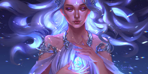 How to Draw Glowing Effects for Magical Portraits