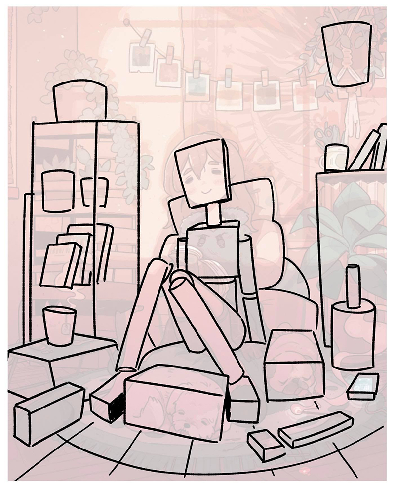 図形で整理 生活感のある室内イラストを描こう イラスト マンガ描き方ナビ