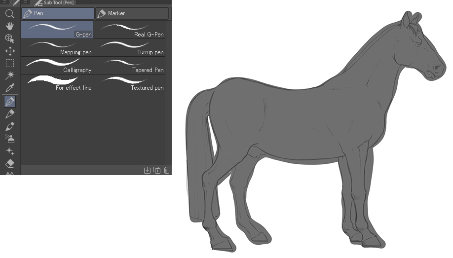 Horse Drawing Step by Step - Art Starts