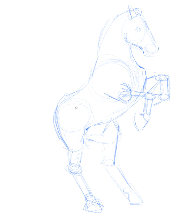 how to draw a horse step by step with pictures