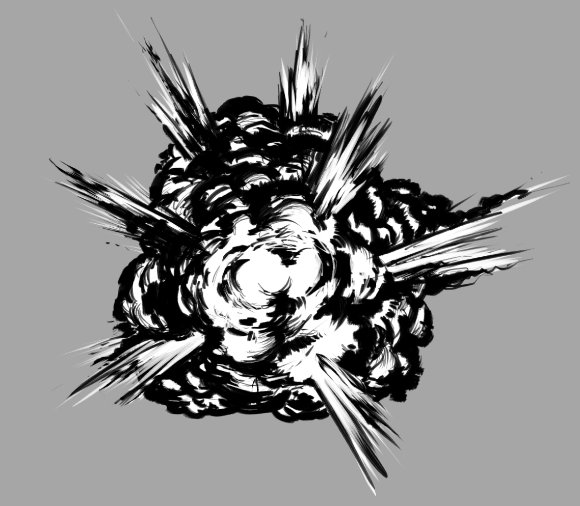 How to Draw Explosions Art Rocket