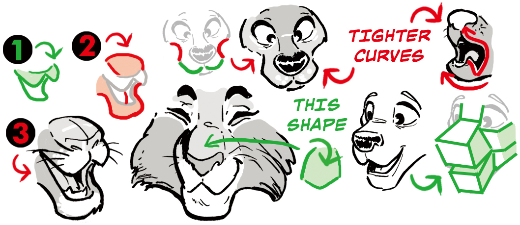 how to draw disney style animals