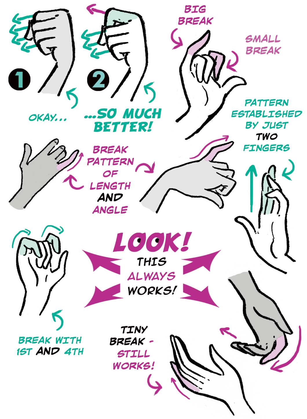 hand drawing how to draw hands hand poses various examples